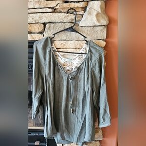 Maurices lace back, large shirt